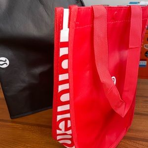 Lululemon small shopping bag